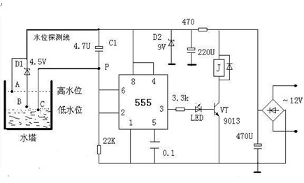 ic交易网555报警器各种电路原理图